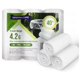 PE 4 Gallon Trash Bags, 105 Count - Unscented Smal