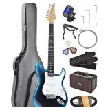 $170 Beginner Electric Guitar w Amplifier