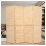 Bamboo Room Divider Folding Privacy Screens, W