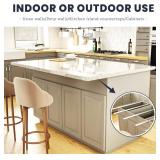 Hidden Island Countertop Support Bracket 1 Pack Bl