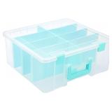 Clear Plastic Dividing Storage Box with 8 De