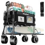 Double Decker Folding Wagon Cart -