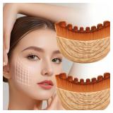 2pcs Lymphatic Contour Face Brush Drainage Massage