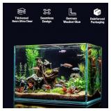 $150 Ultra Clear Glass Fish Tank, 16 Gallon 6mm Th