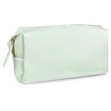 Leather Makeup Bag Set - Womens Small Cosmetic Bag