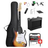 $140 DONNER DST-80 Electric Guitar 39  Beginner El