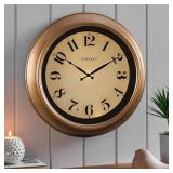 $80 CLXEAST 18 Inch Glow in The Dark Wall Clocks f