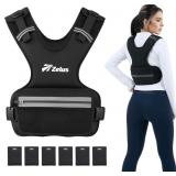 $71 ZELUS Weighted Vest, Z-Fit Soft Iron Adjustabl