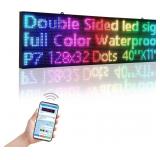 $360 Customizable Double Sided LED Sign with WiFi,