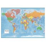 24x36 World Classic Premier Wall Map Poster (Lamin