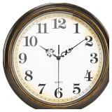 Wall Clock Battery Operated Silent