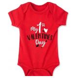 Happy Valentine Newborn Baby Boys Girls Bodysuit,