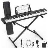 88 Key Piano Keyboard, Semi Weighted Electron