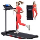 Treadmill Electric Walking Pad with Handle Bar