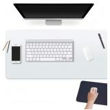 Vinyl Desk Mat Pad 14 x24 Transparent