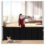 120 inch Retractable Baby Gate, 10 Foot Gate