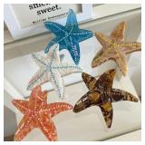 Big Sea Starfish Hair Clips, Set of 3