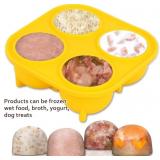 YeeBeny Dog Treat Molds for Freezer - Yellow Snack
