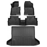 All Weather Floor Mats and Cargo Mat Set Fit f