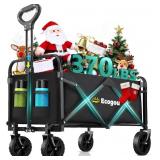 Collapsible Wagon with Wheels, 370lbs Weight Capac