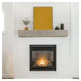 48in Floating Fire Place Mantel, Wood Mantles for