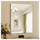 $72 Frameless Mirror, Wall Mirror 24' x 32', Moder