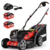 $160 EWORK 40V Electric Lawn Mower Cordless, 14' E