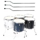 3Pcs Floor Tom Drum Legs Bent Metal Bass Tom Drum