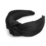 Knotted Headbands for Women Black Headband
