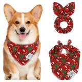Dog Bandanas & Matching Scrunch