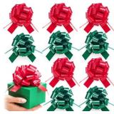 Gift Bows - 5' Wide, 18 Loops - 5 Red a