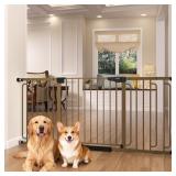 $140 Cumbor Extra Wide Baby Gate, 36.6-69' Walk-Th