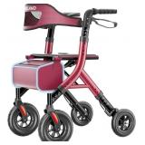 $180 HOMLAND Foldable Rollator Walkers for Seniors