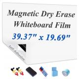 Self-Adhesive Dry Erase Whiteboard Sticker, 39.37'