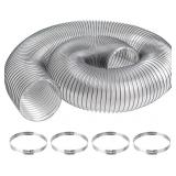 PVC Dust Collection Hose 6' x 10', Puncture Resist