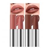 Matte Lipstick Crayon Set, Warm Terracotta & Choco