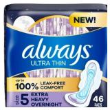 Always Extra Heavy Overnight Absorbency Unscented