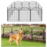$86 10 Panels Decorative Garden Dog Fence