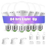 Emergency Rechargeable Light Bulbs, Stay Lights Up