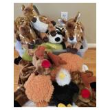 Bulk Woodland Animals Plush Toys & Clear Storage