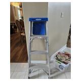 Werner 4 ft. Aluminum Step Ladder with Blue