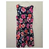 Vince Camuto Floral Scuba Fit & Flare Dress