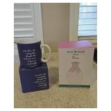 Matching Pairs of Blue Glass Pedestal Cake