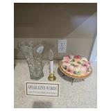 Ceramic Peach Tart Decor, Vase, Sign & More