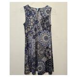 MSK Women's Elegant Sleeveless Patterned Shift