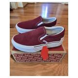 Vans Classic Slip-On Shoes - Maroon / Burgundy -
