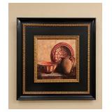 Large Framed Tuscan Still Life Art Print -