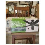 Matte Black Indoor/Outdoor Ceiling Fan