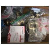 Door Knobs Lot and Other Items