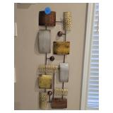 Mid-Century Modern Style Multi-Textured Metal